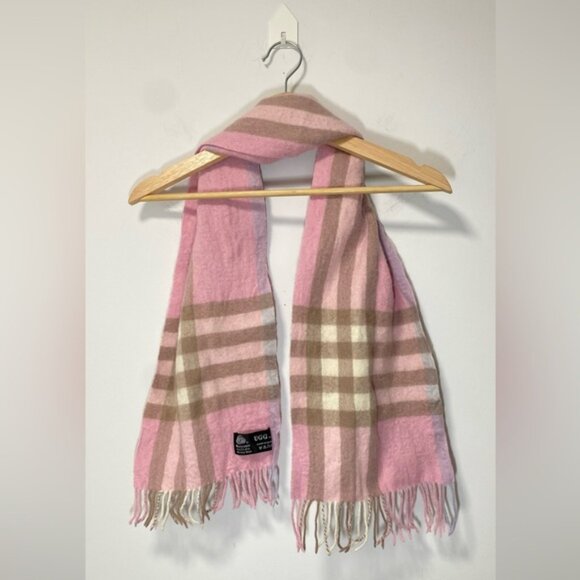 UGG Merino Wool Scarf Pink — 48” x 9.5” - Picture 2 of 6